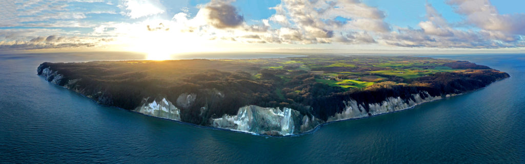 Møns klint dronefoto