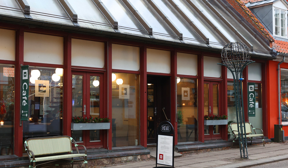 Davids`s cafe i stege på Møn